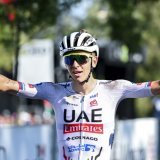 Tadej Pogacar est en pleine confiance après avoir remporté le Grand Prix de Montréal le 15 septembre dernier. KEYSTONE/AP/Graham Hughes